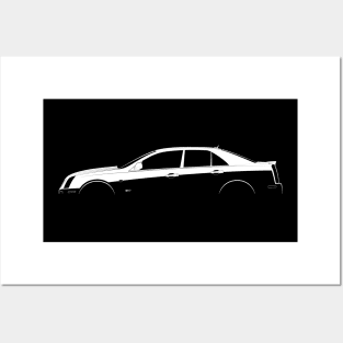 Cadillac STS-V Silhouette Posters and Art